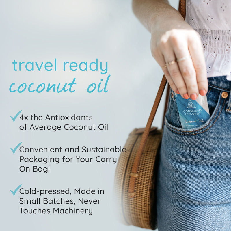 Grab & Go Box - 5 Coconut Oil Travel Packets